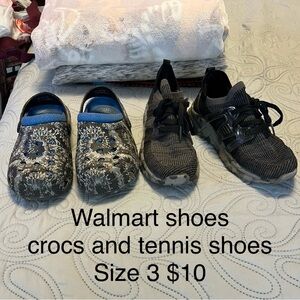 Kids Shoes - Black and Blue